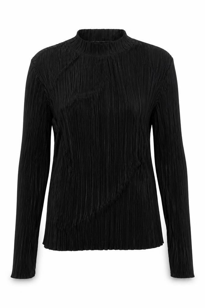Womens UK Size M H&M Black Basic Blouse