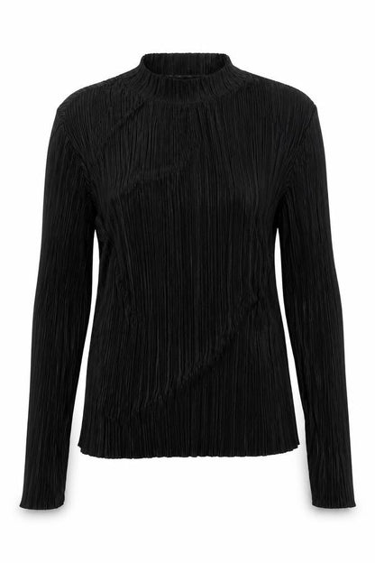 Womens UK Size M H&M Black Basic Blouse