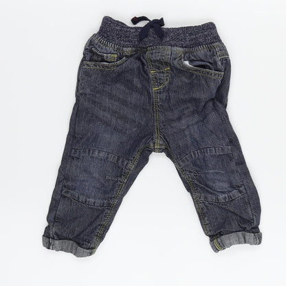 Early Days Boys Blue   Cargo Jeans Size 6-9 Months