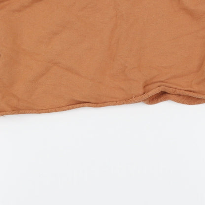 PRETTYLITTLETHING Womens Orange   Pullover Jumper Size 8  - Cropped