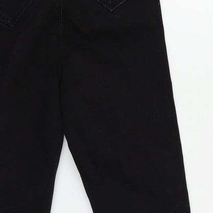 Denim & Co. Womens Black   Skinny Jeans Size 6 L28 in