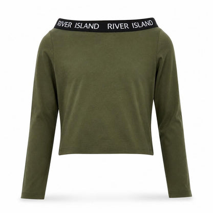 River Island Girls Green   Basic T-Shirt Size 11-12 Years