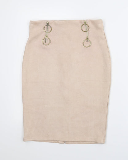 LuluMary Womens Pink   Straight & Pencil Skirt Size 4