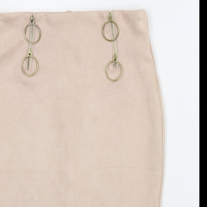 LuluMary Womens Pink   Straight & Pencil Skirt Size 4