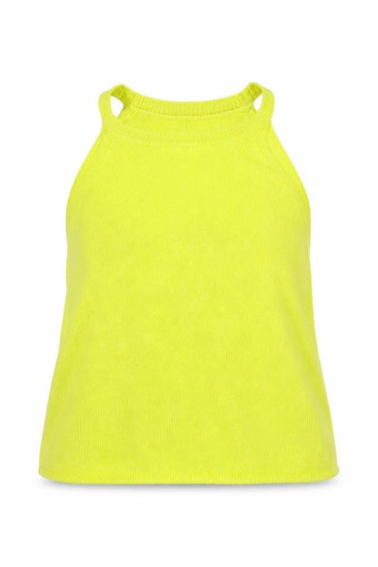 Womens UK Size 10 Atmosphere Yellow Camisole Tank