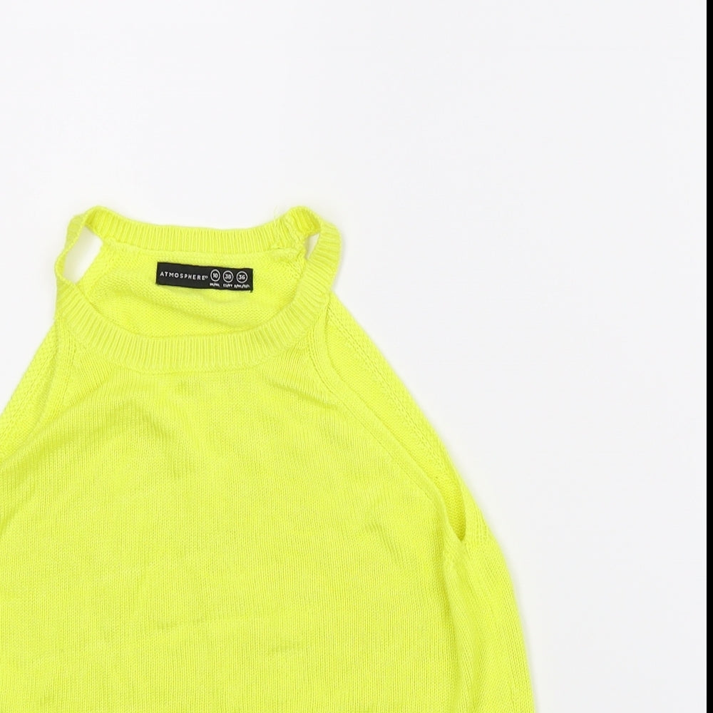 Atmosphere Womens Yellow   Camisole Tank Size 10