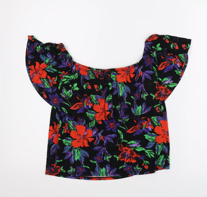Womens UK Size 6 Atmosphere Multicoloured Basic Blouse