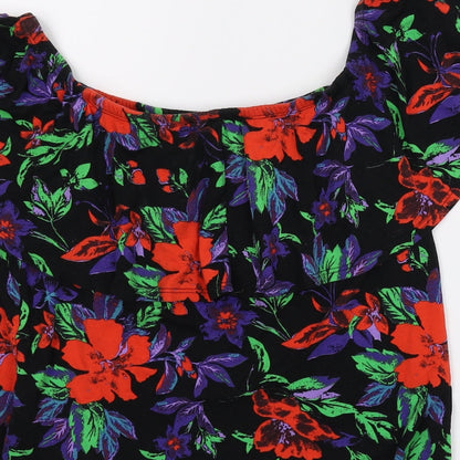 Womens UK Size 6 Atmosphere Multicoloured Basic Blouse