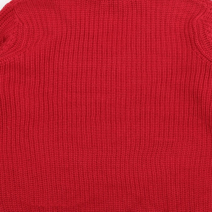 Papaya Womens Pink   Pullover Jumper Size L