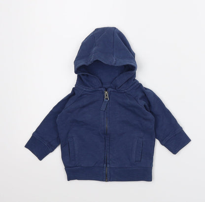NEXT Boys Blue   Full Zip Jumper Size 3-6 Months