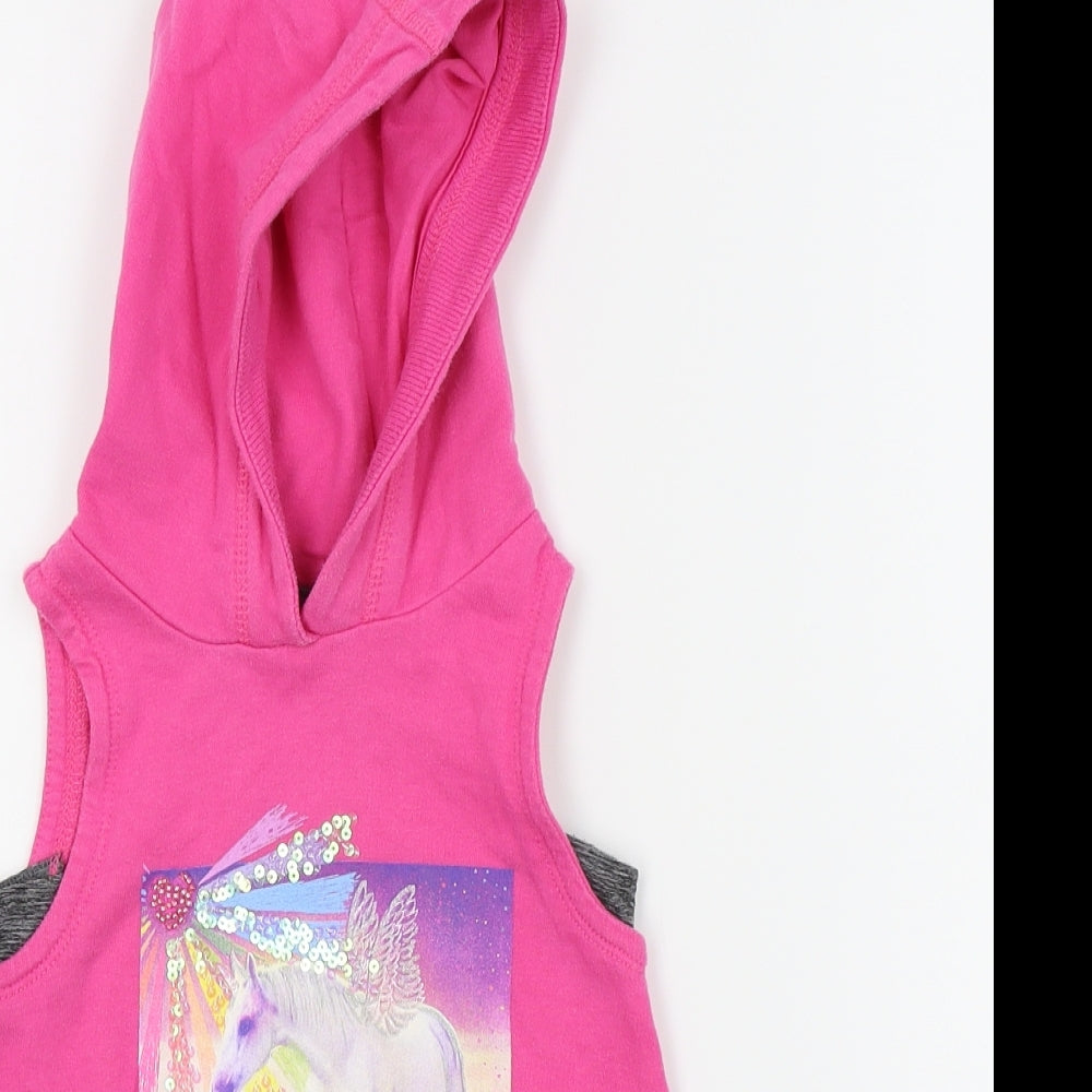 Next Girls Pink   Pullover Tank Size 3 Years