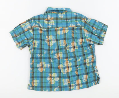 Cherokee Boys Blue Check  Basic Casual Size 18-24 Months