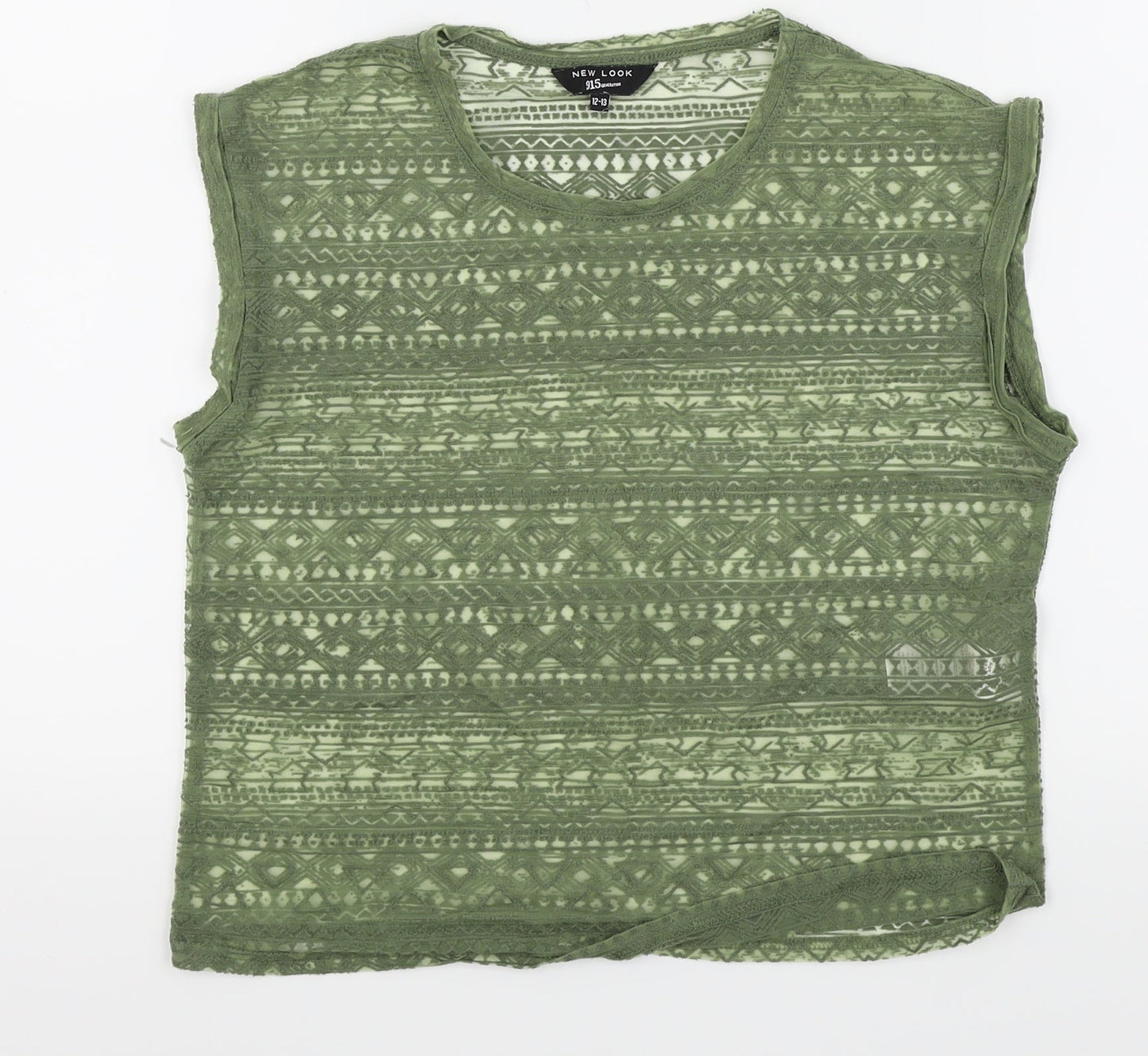 New Look Girls Green   Camisole Tank Size 12-13 Years