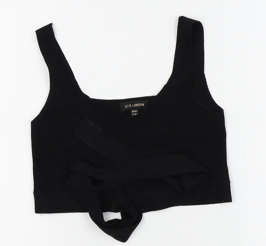 QED London Womens Beige   Cropped Tank Size 10