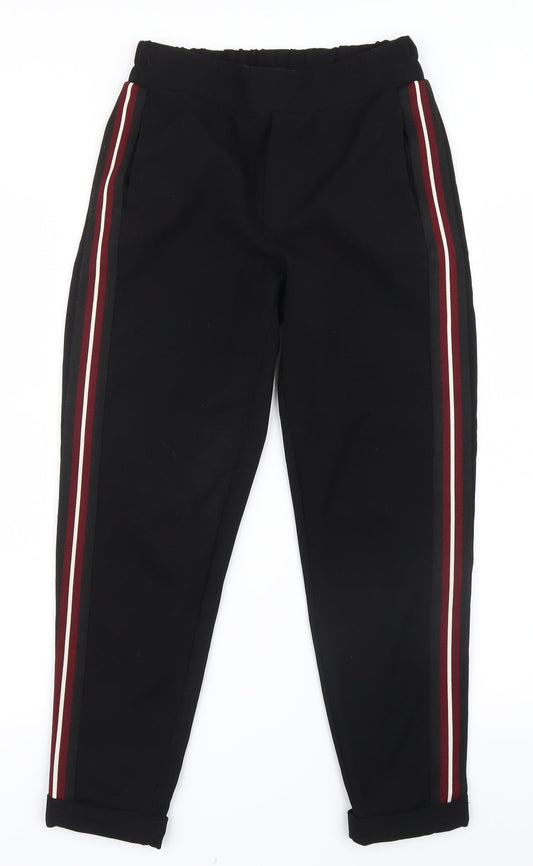 NEXT Womens Black   Trousers  Size 6 L24.5 in