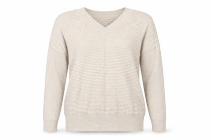 F&F Womens Beige  Knit Pullover Jumper Size 12