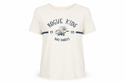 Womens UK Size M Cooperative Ivory Basic T-Shirt