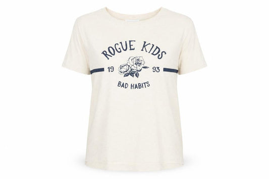 Womens UK Size M Cooperative Ivory Basic T-Shirt