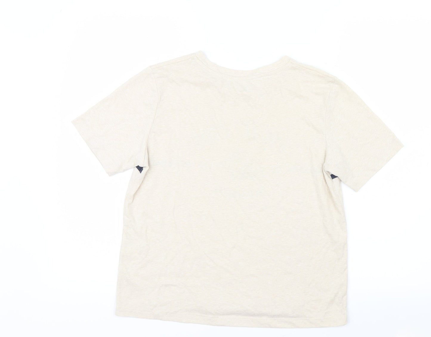 Womens UK Size M Cooperative Ivory Basic T-Shirt