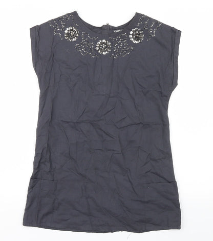 Cherokee Girls Grey   Basic T-Shirt Size 11-12 Years