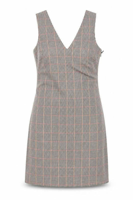 NEXT Womens Black Check  Shirt Dress  Size 6  - Tailored