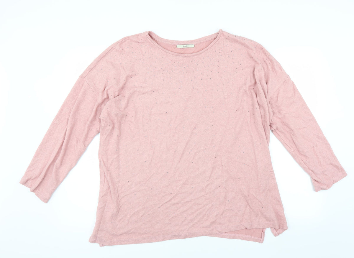 George Womens Pink   Pullover Jumper Size 20