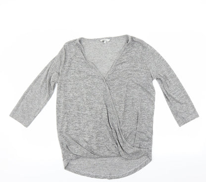 Peacocks Womens Grey   Pullover Jumper Size 10