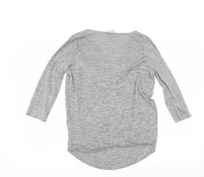 Peacocks Womens Grey   Pullover Jumper Size 10