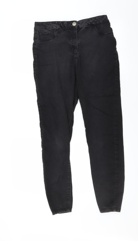 Womens UK Size 16 Preworn Extra-Slim Fit Skinny Grey Jeans