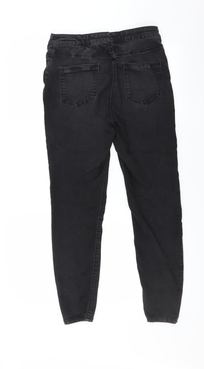 Womens UK Size 16 Preworn Extra-Slim Fit Skinny Grey Jeans