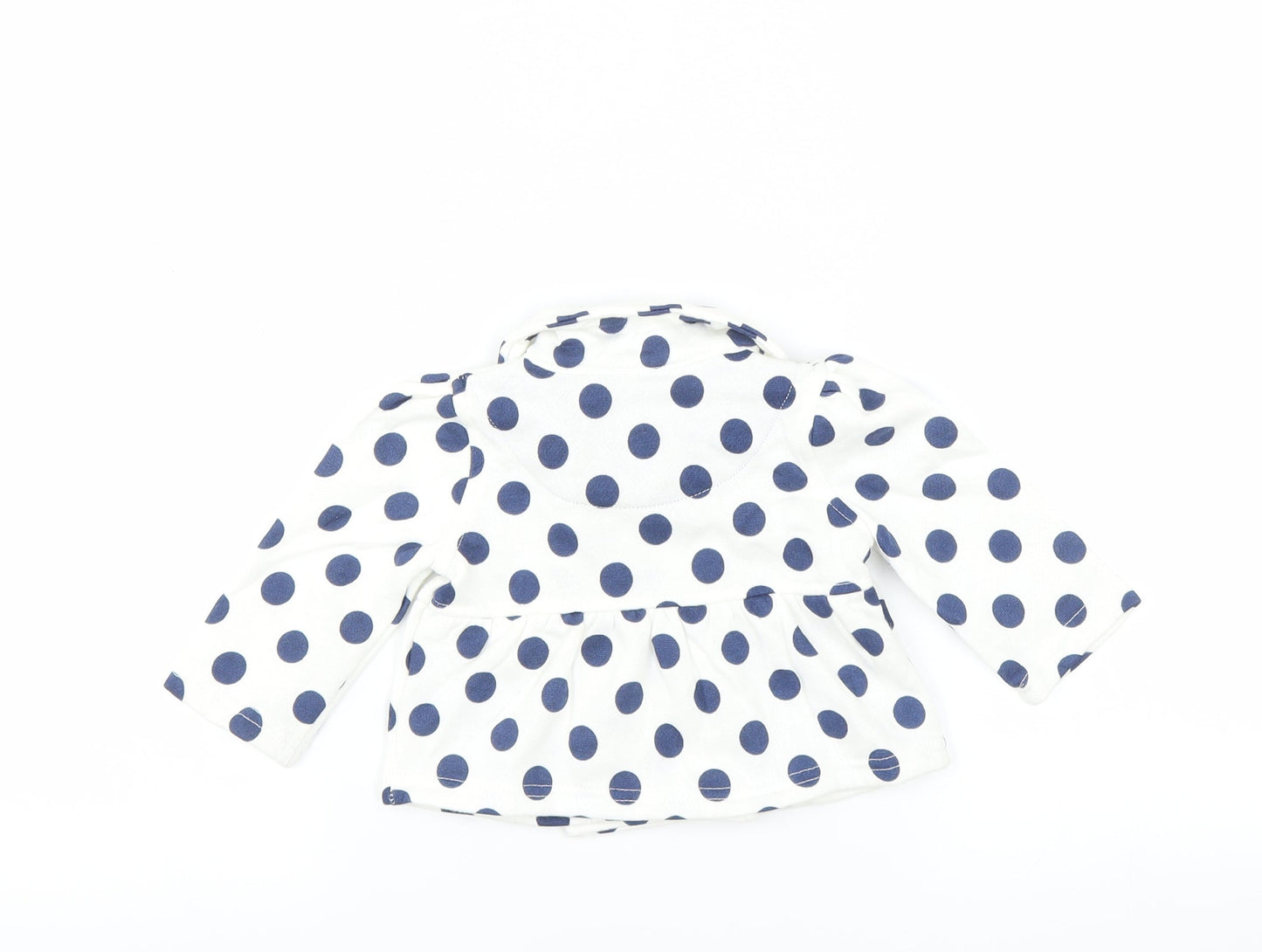early days Girls White Polka Dot  Jacket  Size 3-6 Months