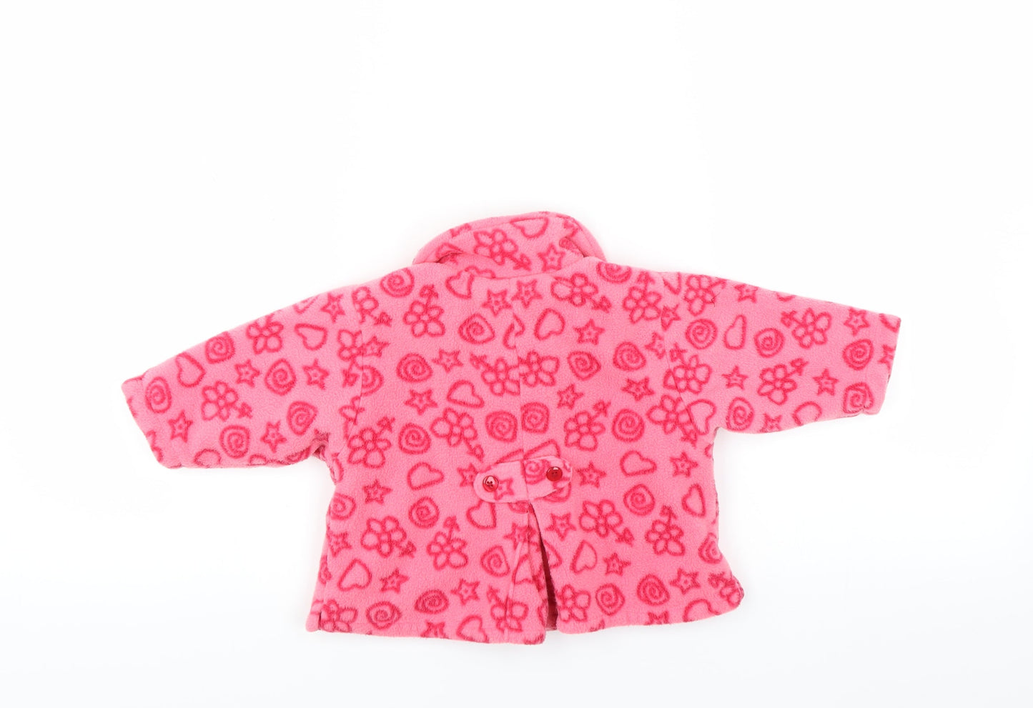 NEXT Girls Pink  Fleece Jacket  Size 3-6 Months