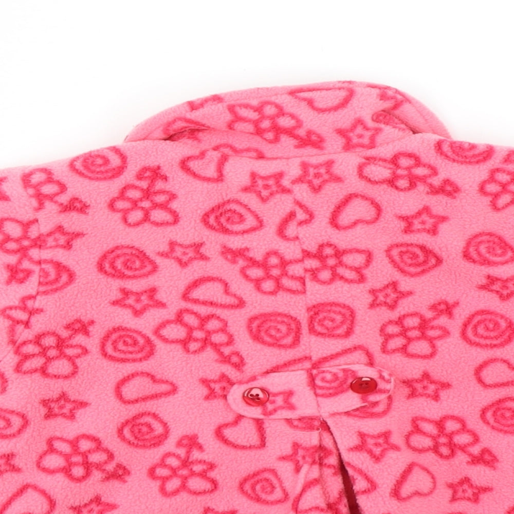 NEXT Girls Pink  Fleece Jacket  Size 3-6 Months