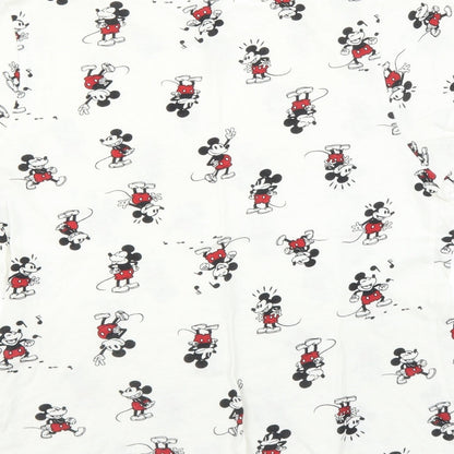 Womens UK Size 6 Disney White Basic T-Shirt