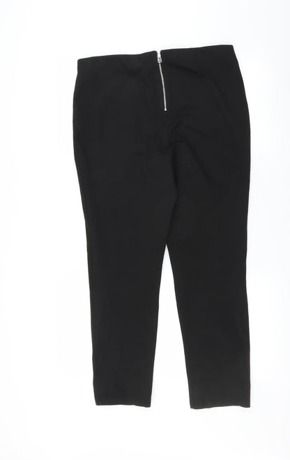 Womens UK Size L H&M Slim Fit  Black Trousers