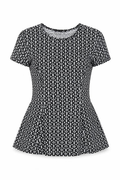 Womens UK Size 10 Primark Black Basic Blouse