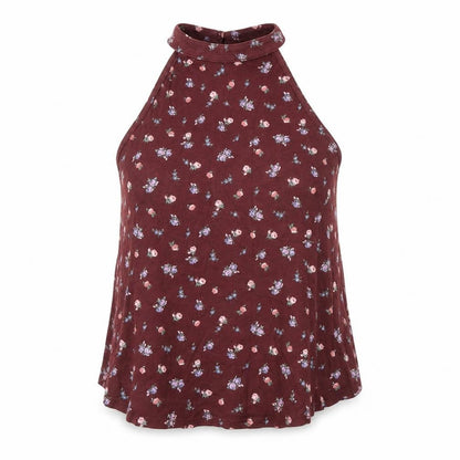 Womens UK Size 8 New Look Red Basic Blouse