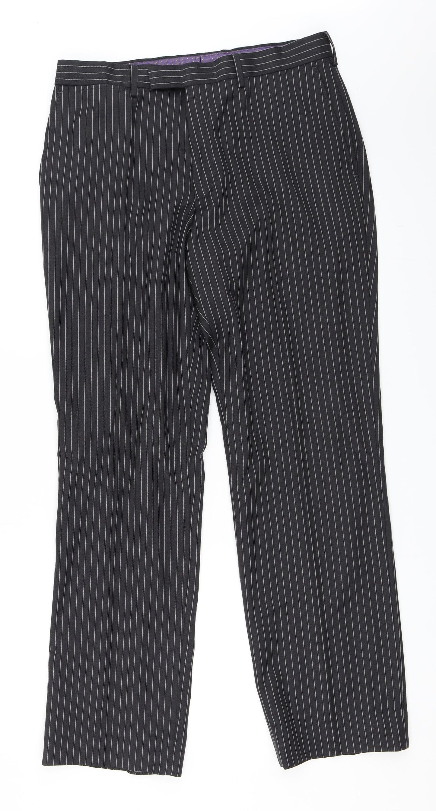 NEXT Mens Black   Trousers  Size 32 in L31 in