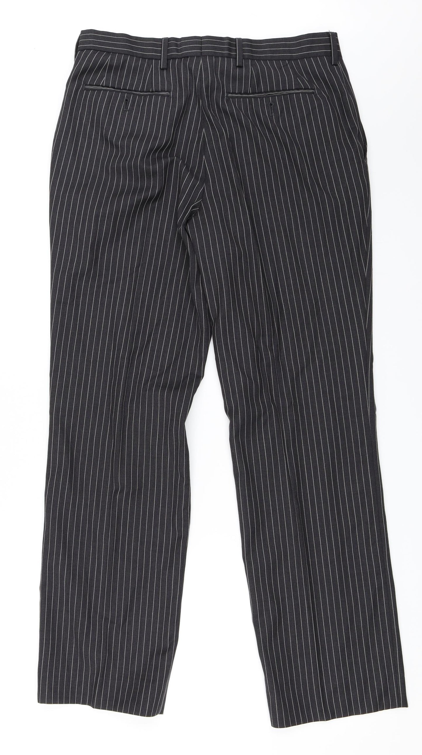 NEXT Mens Black   Trousers  Size 32 in L31 in