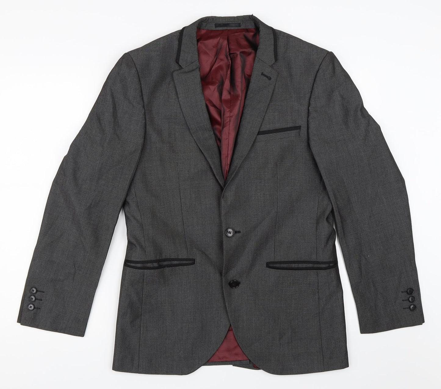 Mens UK Size 38 NEXT Regular Grey Suit Jacket