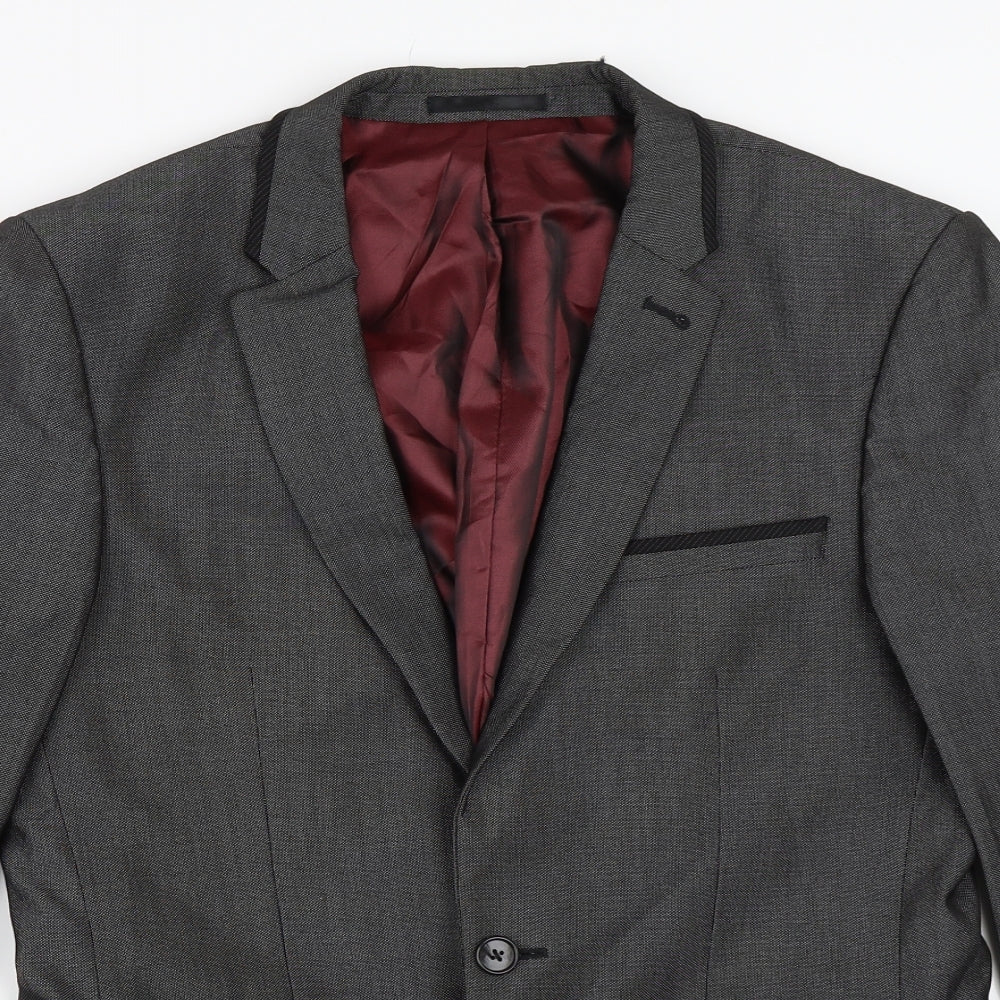 Mens UK Size 38 NEXT Regular Grey Suit Jacket