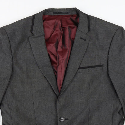 Mens UK Size 38 NEXT Regular Grey Suit Jacket
