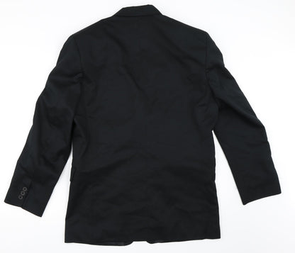 Mens UK Size 40 Sequel Regular Black Suit Jacket