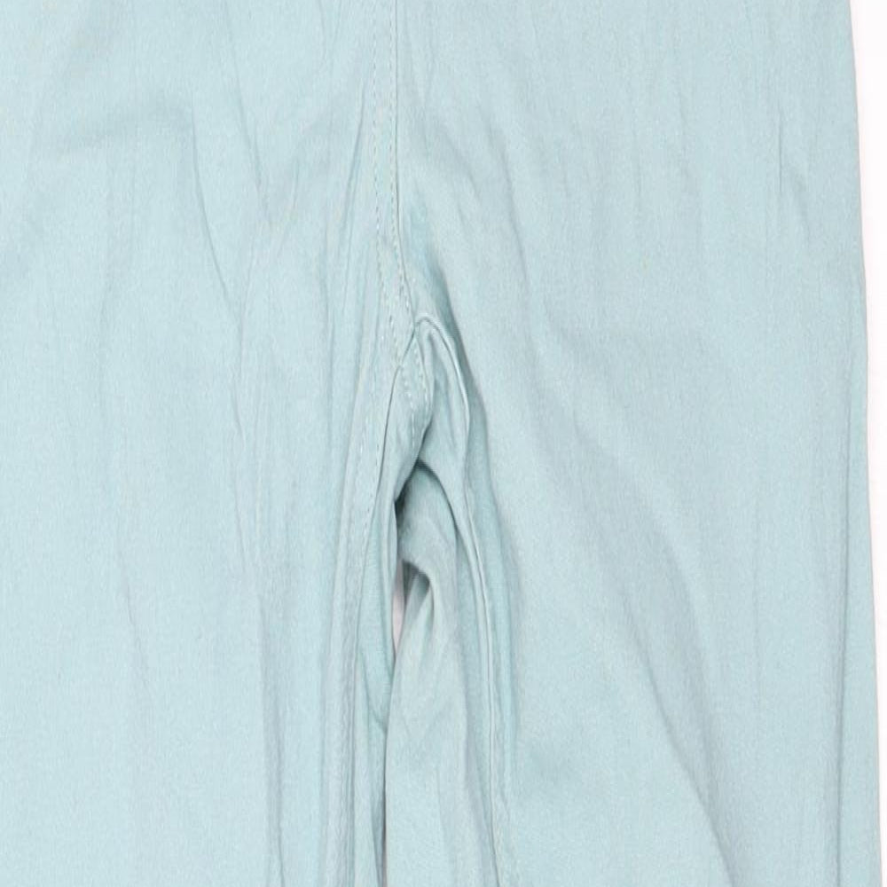 Womens UK Size 34 H&M Regular Fit Skinny Green Jeans