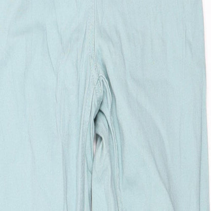 Womens UK Size 34 H&M Regular Fit Skinny Green Jeans