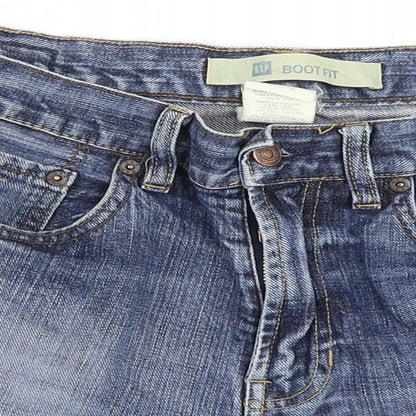 Gap Womens Blue  Denim Cut-Off Shorts Size 30 in