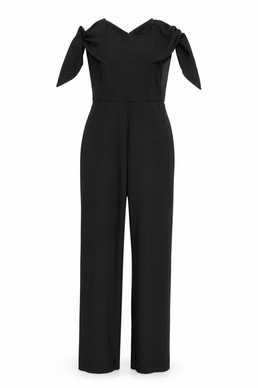 Womens UK Size 6 H&M One-Piece Black Jumpsuit