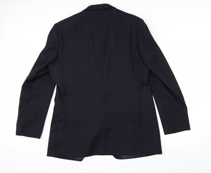 Mens UK Size 44 Karl Jackson Regular Blue Suit Jacket