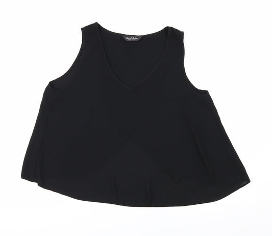 Miss Selfridge Womens Black   Basic Blouse Size 12