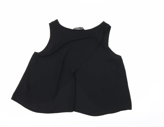 Miss Selfridge Womens Black   Basic Blouse Size 12